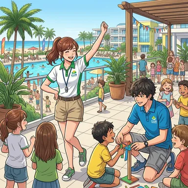 Animateur de club de vacances