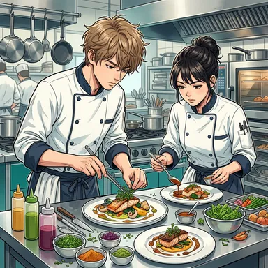 Chef cuisinier gastronomique
