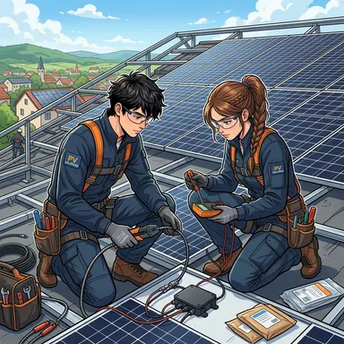 Électricien photovoltaïque