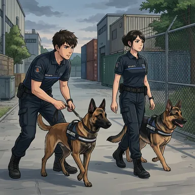 Maître-chien sécurité