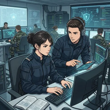 Opérateur cyberdéfense militaire