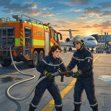 Pompier aéroport (SSLIA)