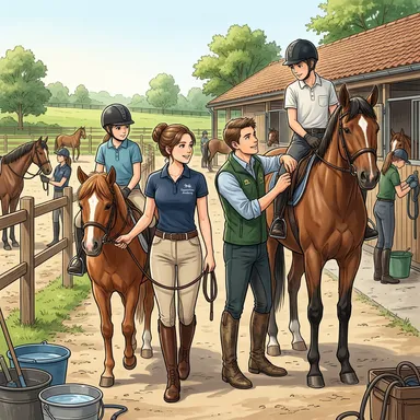 Professeur d'équitation